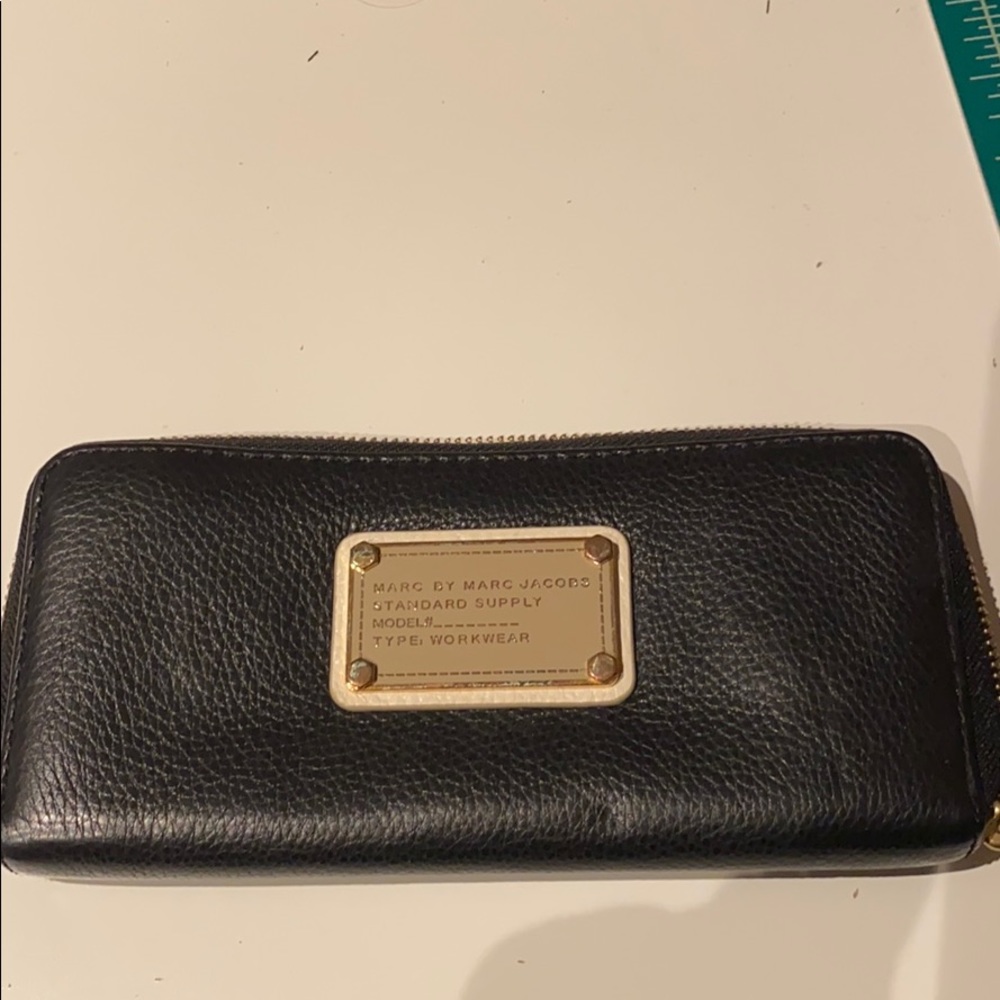 Black leather Marc Jacobs wallet